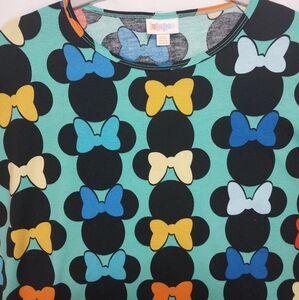 Lularoe Disney Print Tunic Top Size XXS